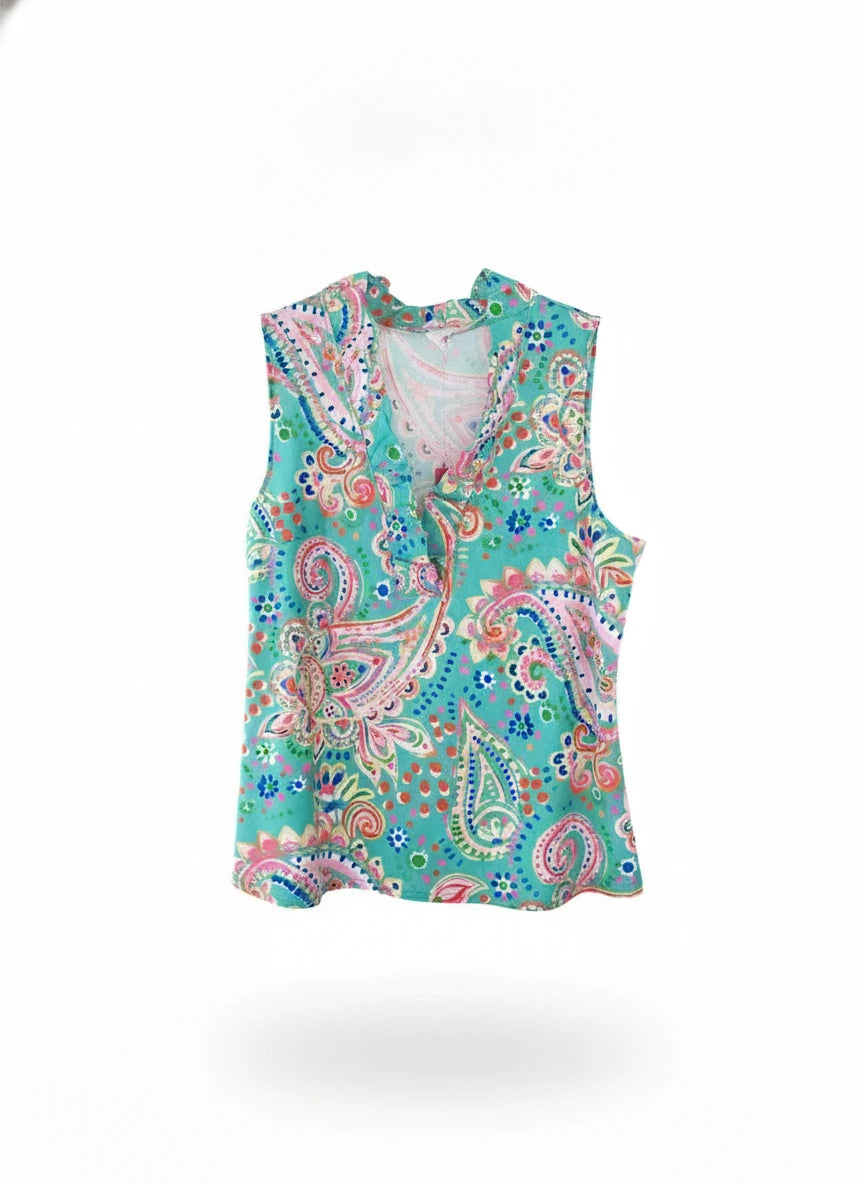 ARYEH “THE EVELYN” SLEEVELESS TOP