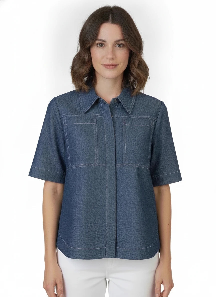 THLM DARLING IN DENIM TOP