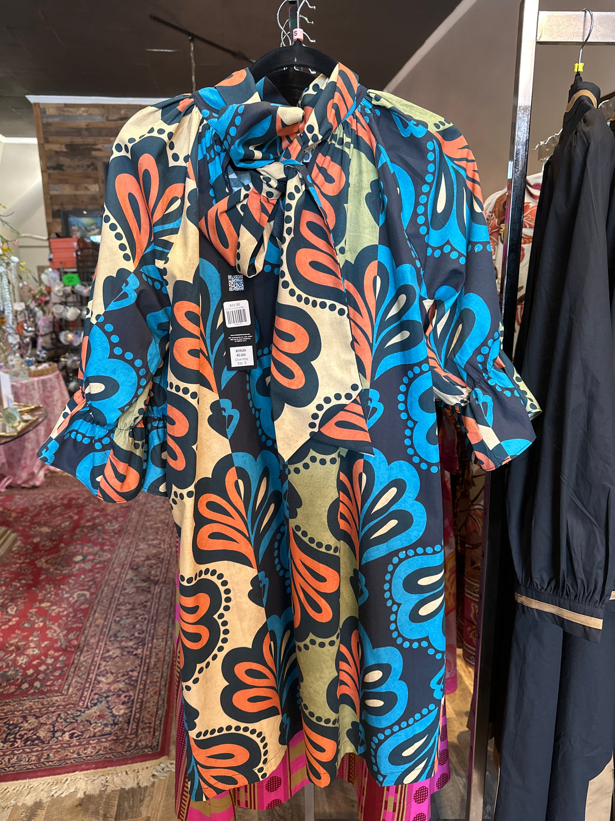 MAUDE VIVANTE MORGAN/CLOVER ARRAY DRESS