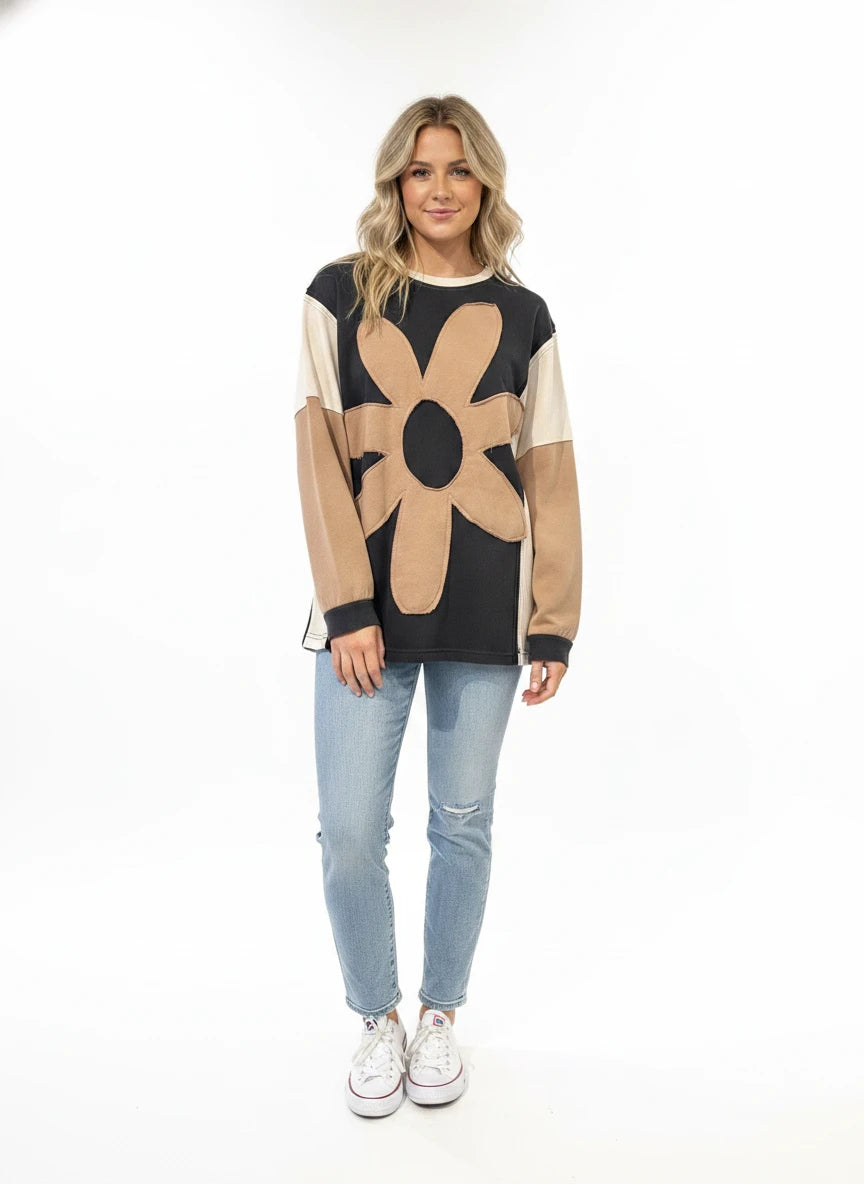 JODIFL FALL FLOWERS TOP