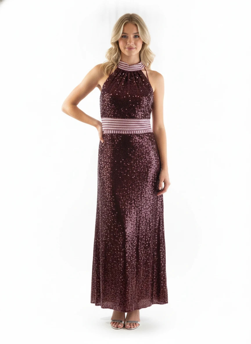 TCEC SPARKLE & SHINE in BURGUNDY 2 PC SET