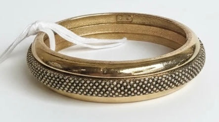MADE IN THE DFEEP SOUTH GOLD BANGLE BRACELET BX617