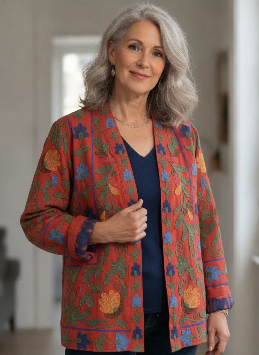 JOHN MARK EMBROIDERED JACKET