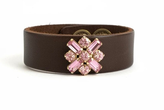 MADE IN THE DEEP SOUTH LEATHER CUFF (Ai881) BRACELET