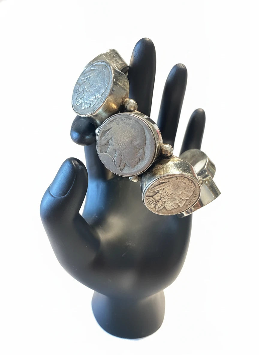MADE IN THE DEEP SOUTH INDIAN HEAD NICKEL CUFF BRACELET