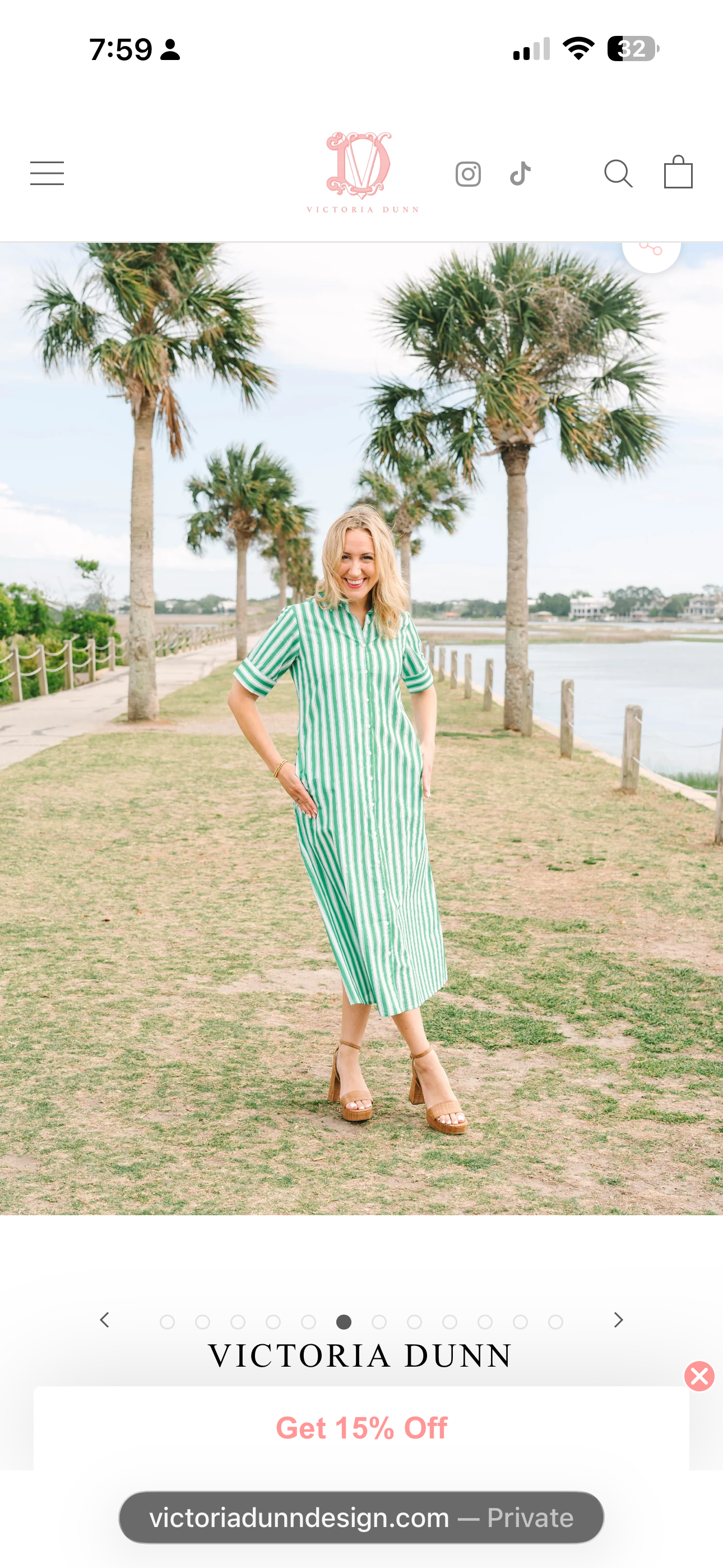VICTORIA DUNN CABANA DRESS