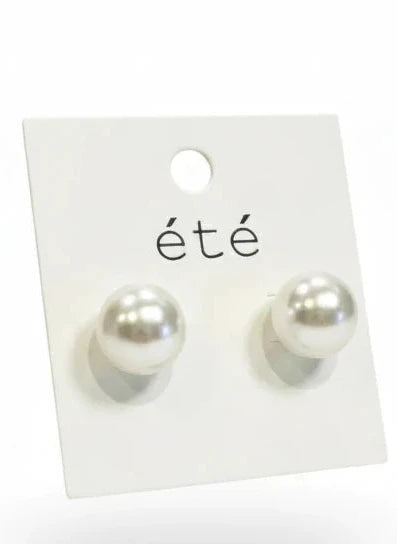 PEARL STUD EARRINGS