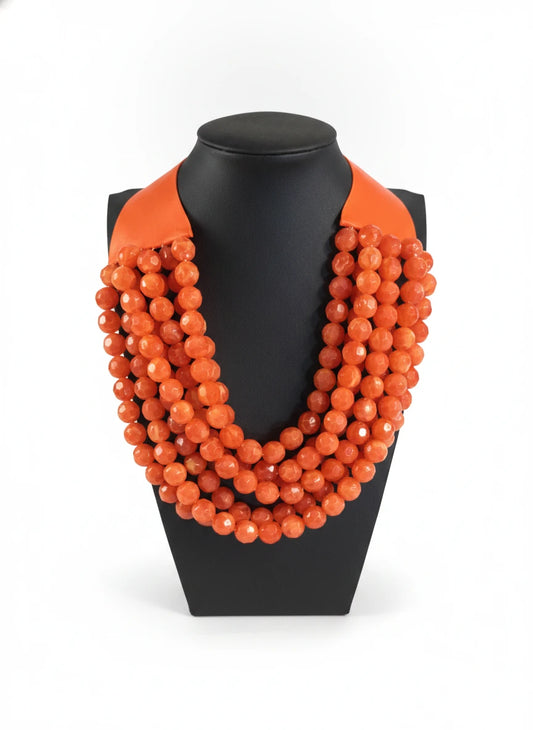 CAROLINE HILL CADENCE MULTI-LAYAERED BEADED NECKLACE