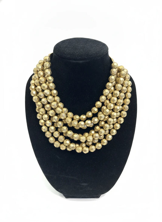 CAROLINE HILL CADENCE MULTI LAYERED BEADED NECKLACE