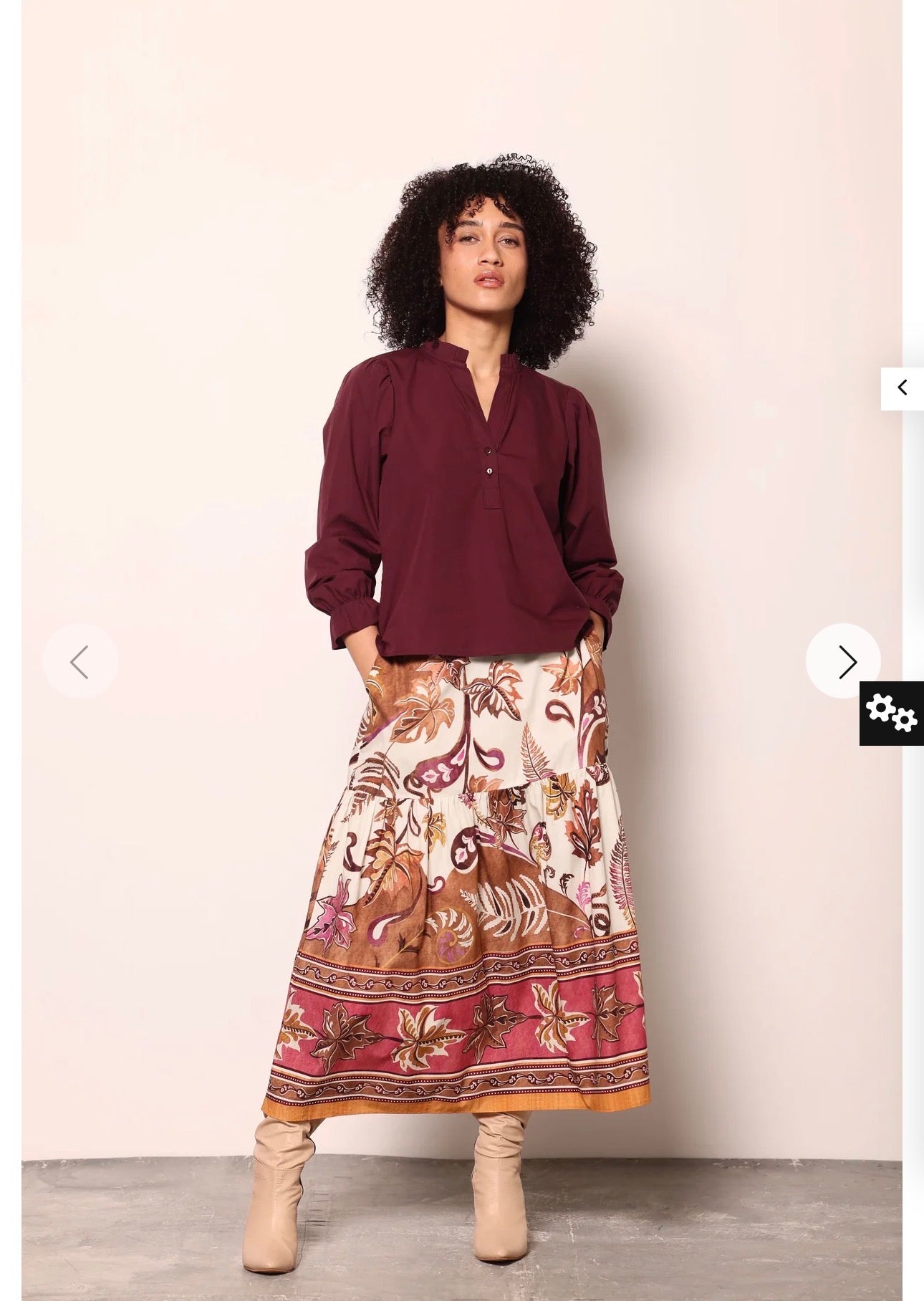 MAUDE VIVANTE ADA MISTY FERN SKIRT