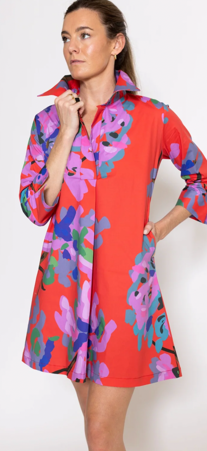 HOUSE OF MBR MISS SCARLETT RUTHIE SHIRT DRESS