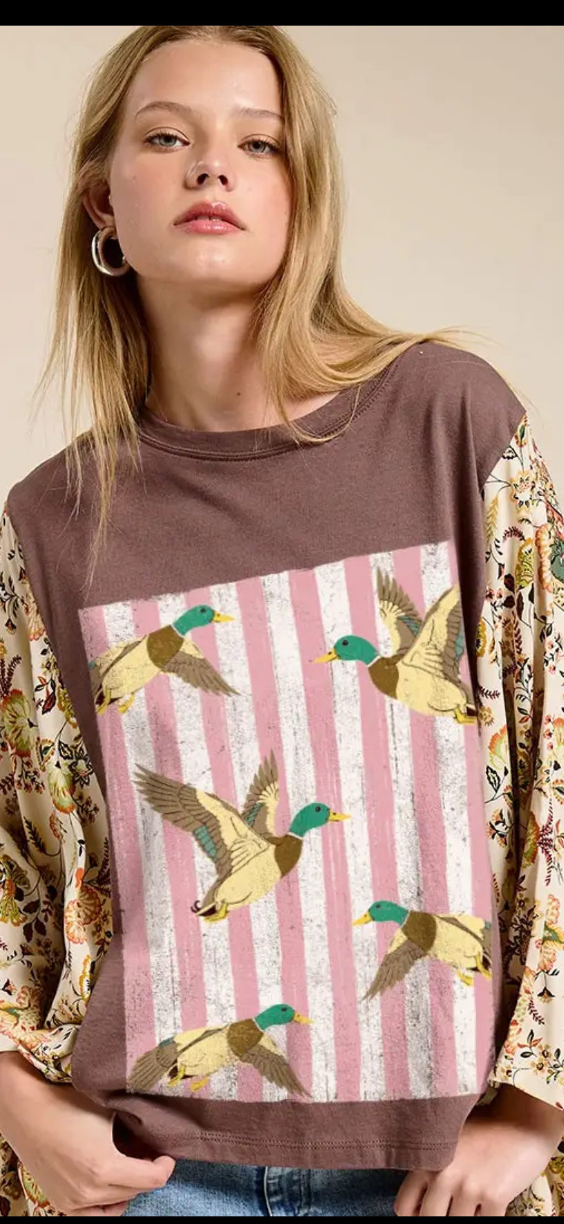 ZUTTER MALLARD DUCKS VINTAGE GRAPHIC RUSTIC TEE