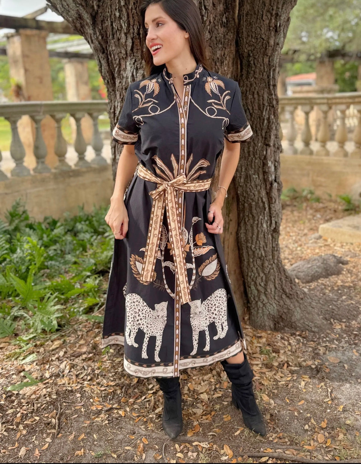 SYDNEY SHIRTDRESS/OASIS BLACK DRESS