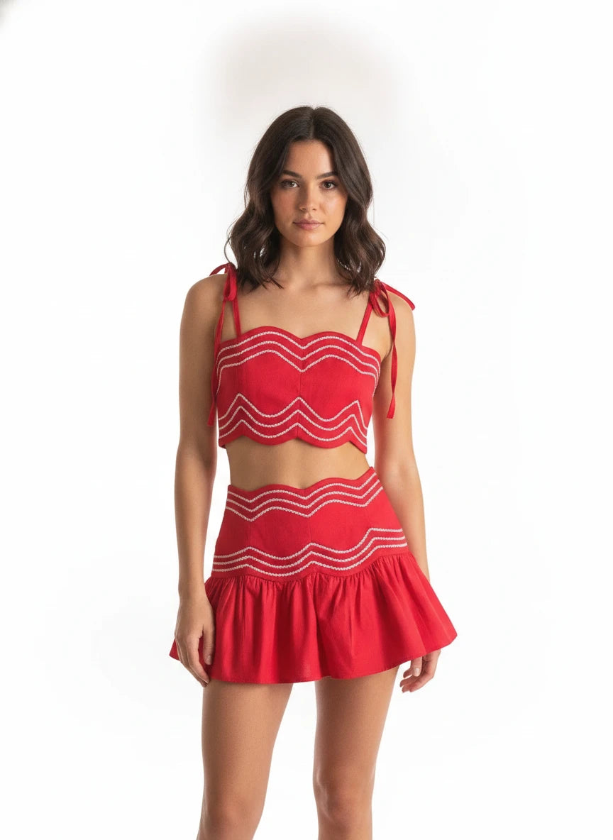 GAME DAY 2 PC RED and White Set