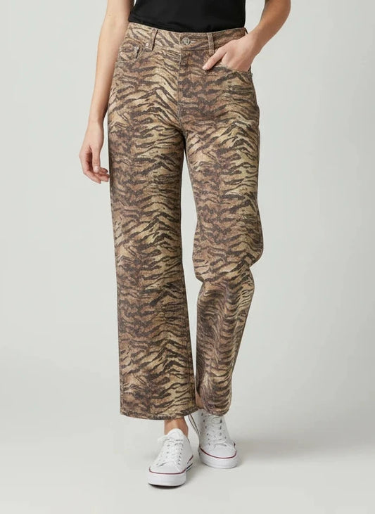 ENTRO ZEBRA PRINT JEANS