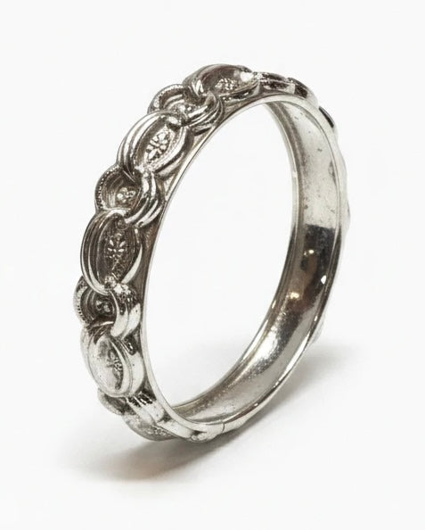 MADE IN THE DEEP SOUTH SILVER BANGLE BRACELET  BY227