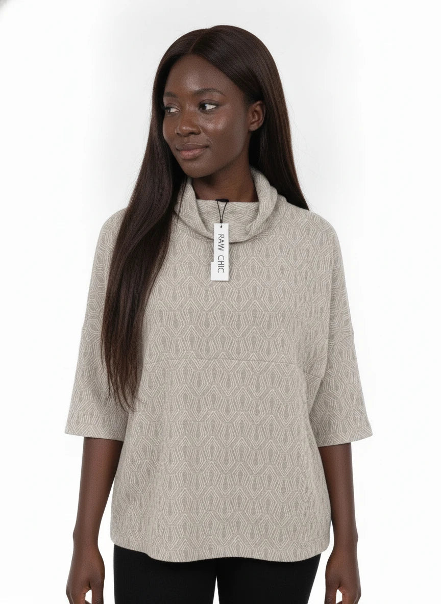 BOHO CHIC DIAMONDS IN THE RUFF TOP