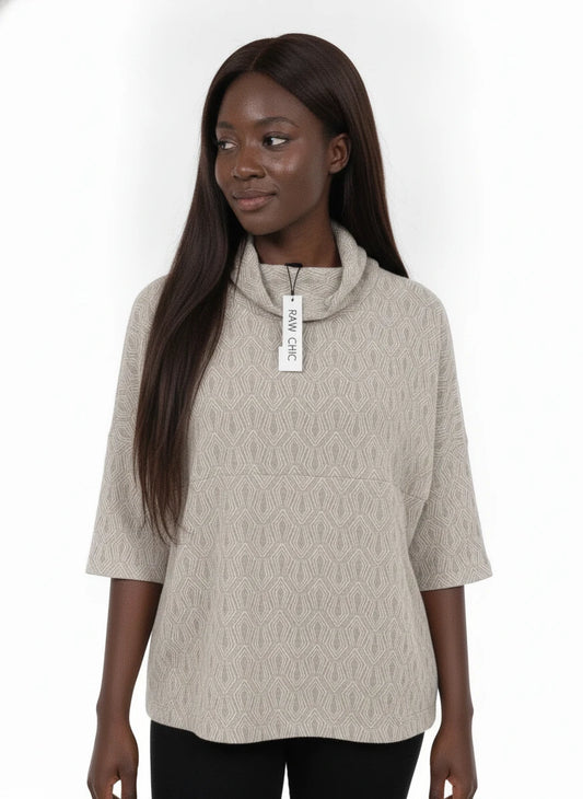BOHO CHIC DIAMONDS IN THE RUFF TOP