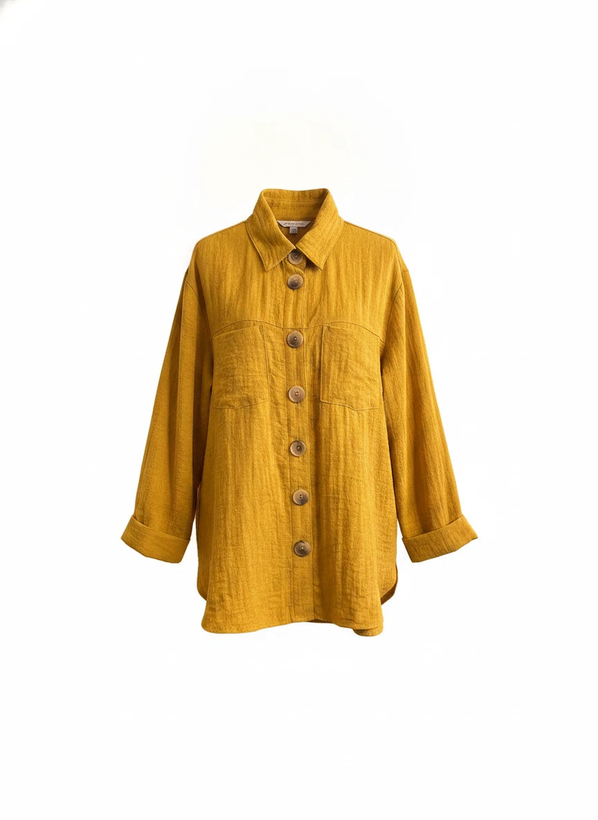 JOHN MAEK Goldenrod Top