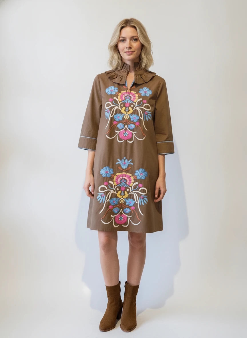 JODIFL FIELD OF FLOWERS DRESS