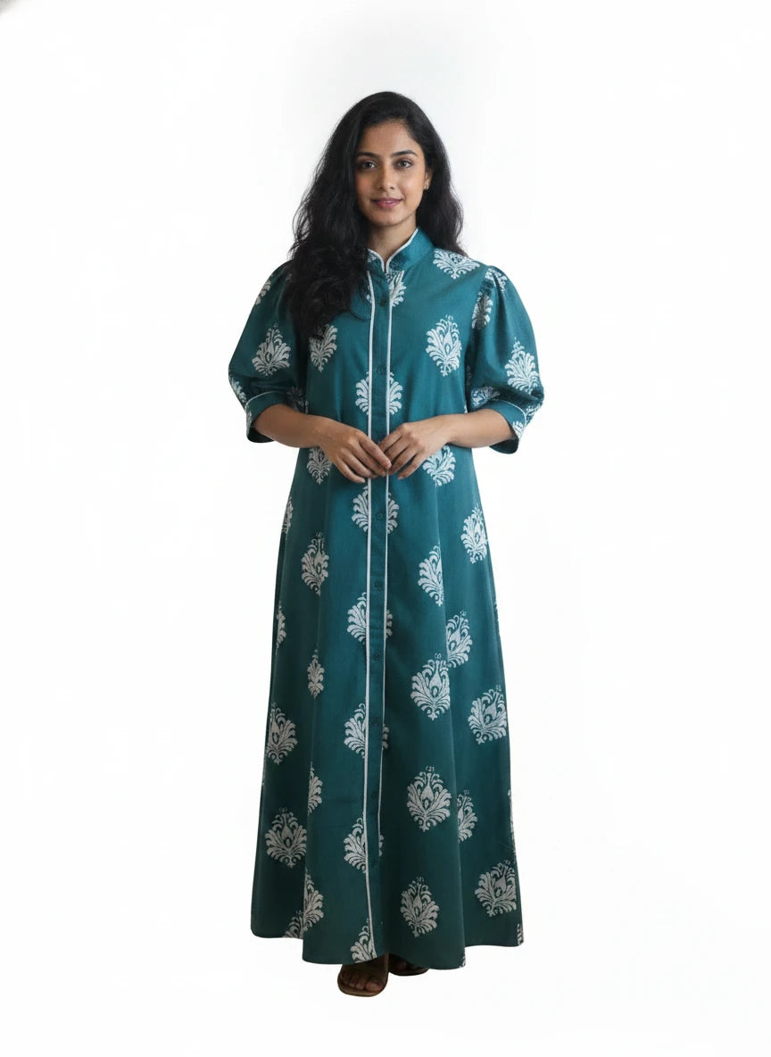 VICTORIA DUNN KIAWAH FROSTED CREST DRESS