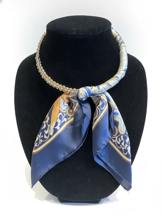 CAROLINE HILL LAYA BEADED SCARF NECKLACE