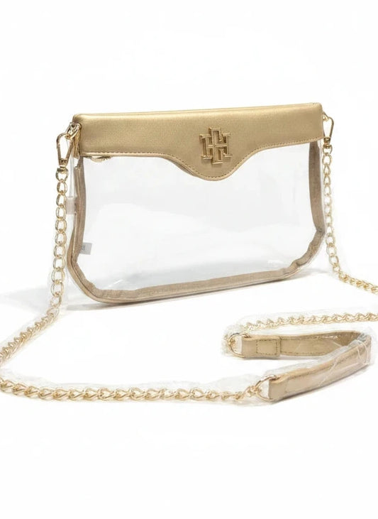 CAROLINE HILL MADI CLEAR CROSSBODY BAG
