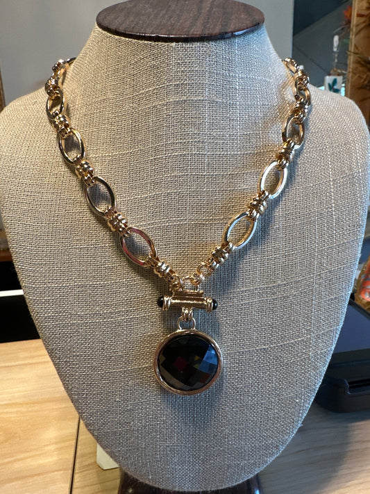 WHAT'S HOT Water Resistant 14MM & 16 MM Black Necklace