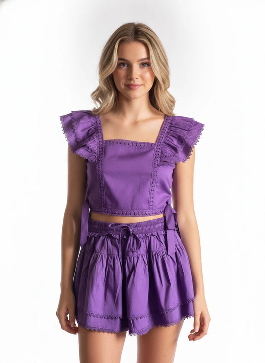 ECU GIRLS FUN 2PC ROMPER SET