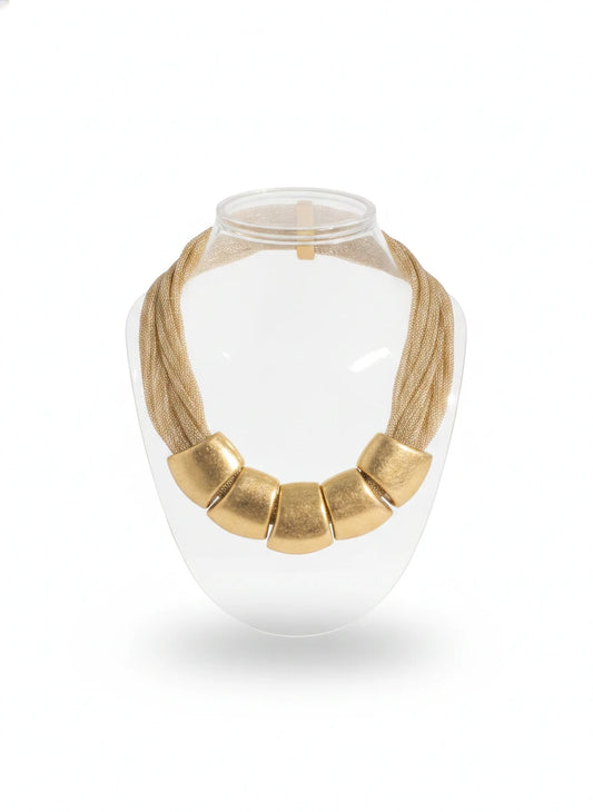 CAROLINE HILL ALBERT MESH NECKLACE