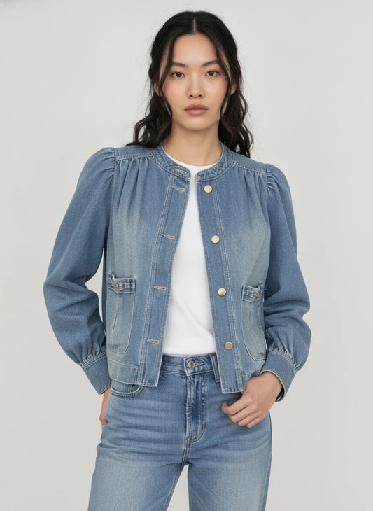 ENTRO DENIM SWING JACKET